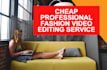 do fashion video editing