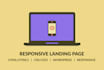 design responsive landing or squeeze page