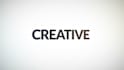 do clean creative text spin business logo reveal video intro