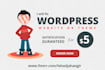 fix wordpress website issues in 2 hours