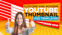design creative youtube thumbnail and poster design