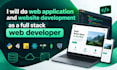 do web application and website development as a full stack web developer