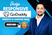 create user friendly godaddy website, godaddy design godaddy landing page