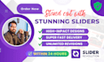 create or fix wordpress slider revolution, banner design expert