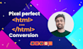 convert figma to HTML CSS, figma to react next js, psd xd to HTML