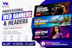 design professional web banners and headers for your brand