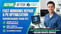 fix windows problems, remove viruses, and optimize your PC