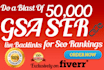 create 50000 Backlinks for Tier 2 or 3
