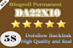 give link DA22x10 site blogroll permanent