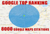 create manually 8000 google map citations for local SEO