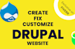 develop, fix,  update or upgrade your drupal website
