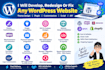 do wordpress website development, redesign, upgrade
