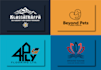 create an elegant modern minimalist luxury logo design