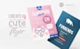 create a cute flyer for your event