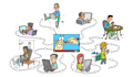 create an amazing whiteboard animation doodle video ad
