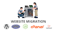 transfer, link, fix, migrate domain or hosting