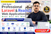 custom laravel reactjs web app development for your business