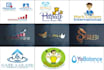 do 2 modern logo design with vector files