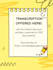 transcribe written or scanned documents and menus