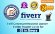 design custom twitter cover and facebook cover