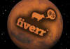 spray your message or logo on mars and flyby past it