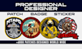 design custom patch, badge, sticker