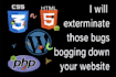 resolve wordpress, HTML, CSS or PHP errors and misconfigurations on your website