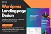 develop a professional landing page
