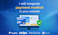 integrate stripe, paypal or any payment methods in website