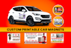 eyecatching car magnet design for your business