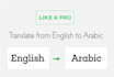 translate from English to Arabic accurately