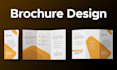 professional brochure design, high quality and creative