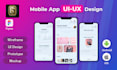 design mobile application UI UX in figma