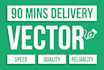 vector trace any logo or image in 90 minutes professionally