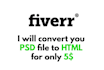 convert your psd file to html and css