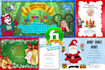design birthday and christmas party invitation cards