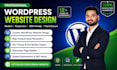 design a wordpress website or fix issues