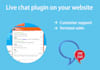 add live chat customer support plugin on website