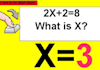 do 10 algebra problems, including steps to the answer