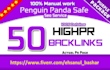 create 50 dofollow backlinks for your site