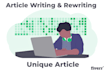write a unique article for your platform