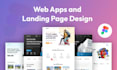 design landing pages and web apps with UX focus to boost conversions
