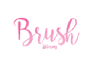 do watercolor brush lettering logo design