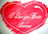 really paint your loving message in a heart