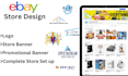 design ebay store banners, brand logo, promotional banners