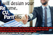 design your resume, CV, portfolio just the way you want it
