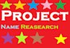 research project name for you