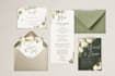 create wedding invitation, save the date, rsvp card, thank you, menu, gift tag