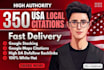 do 350 USA local citations directories for local SEO