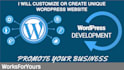 build unique wordpress website design or redesign